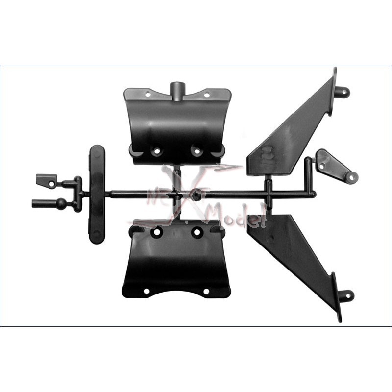 Bumper, Support Wing DBX / DST Kyosho TR104 - 2