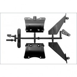 Bumper, Support Wing DBX / DST Kyosho TR104 - 1