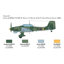 Junkers Ju87B Stuka Bat. d'Angleterre 1/48 Italeri Italeri I2807 - 7
