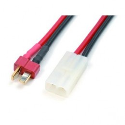 Adapter Dean male / female Tamiya 14AWG 10cm DYS 8139DEAN - 1