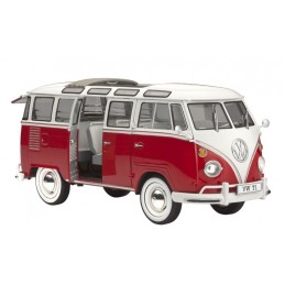 Combi Volkswagen T1 Samba Bus 1/24 + peintures Revell Revell 67399 - 1