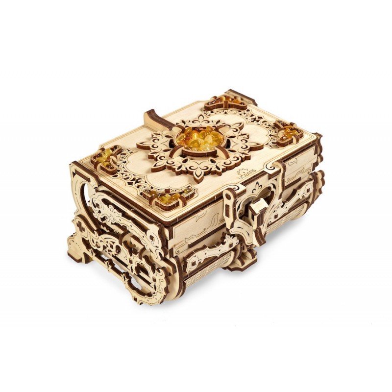 Jewelry box with amber 3D wood UGEARS UGEARS UG-70090 - 1