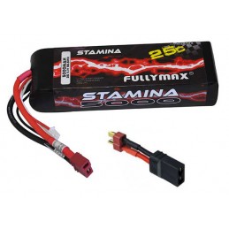 LiPo 3S 11.1V 5000mAh 25C 2832X Fullymax Traxxas F2872X - 1