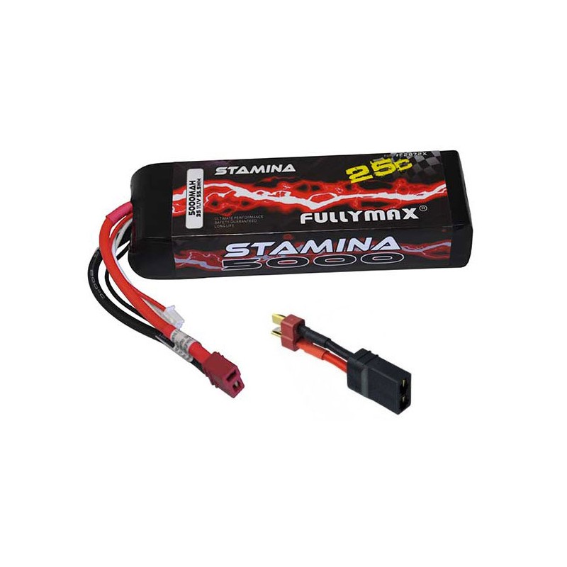 LiPo 3S 11.1V 5000mAh 25C 2832X Fullymax Traxxas F2872X - 1