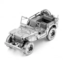 Iconx Véhicule militaire Jeep Willys Overland Metal Earth Metal Earth ICX139 - 2