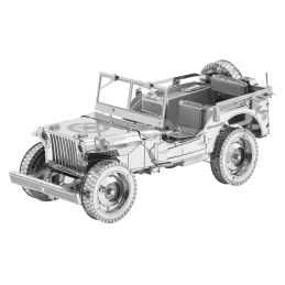 Iconx Willys Overland Metal Earth Jeep Military Vehicle Metal Earth ICX139 - 1