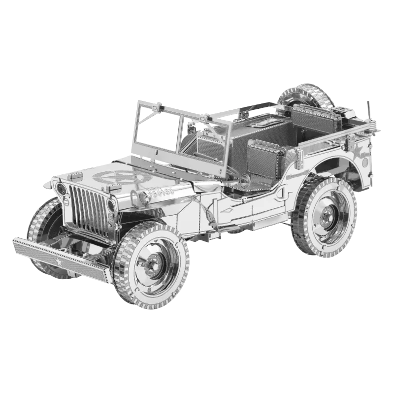 Iconx Véhicule militaire Jeep Willys Overland Metal Earth Metal Earth ICX139 - 1