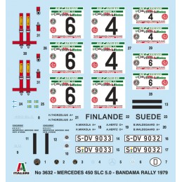 Mercedes 450 SLC Bandama Rally 1/24 Italeri Italeri I3632 - 3