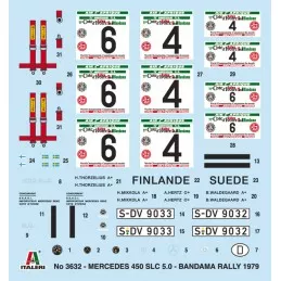 Mercedes 450 SLC Bandama Rally 1/24 Italeri Italeri I3632 - 3