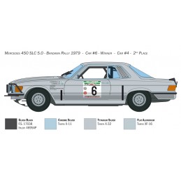 Mercedes 450 SLC Bandama Rally 1/24 Italeri Italeri I3632 - 4