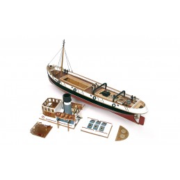 Boat Ulises RC 1/30 Kit Construction Wood OcCre OcCre 61001 - 5