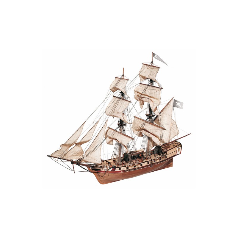 Corsair Boat 1/80 OcCre Wood Construction Kit OcCre 13600 - 1