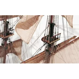 Corsair Boat 1/80 OcCre Wood Construction Kit OcCre 13600 - 4