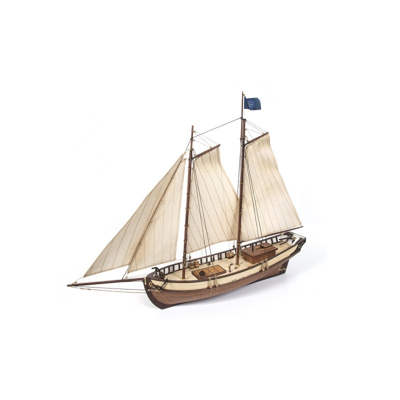 Polaris 1/50 boat with Ochre wood construction kit OcCre 12007 - 1