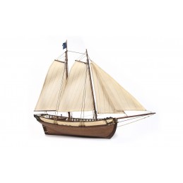 Polaris 1/50 boat with Ochre wood construction kit OcCre 12007 - 3