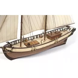 Polaris 1/50 boat with Ochre wood construction kit OcCre 12007 - 4