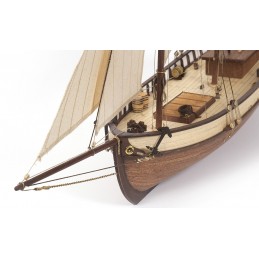 Polaris 1/50 boat with Ochre wood construction kit OcCre 12007 - 5