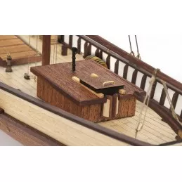 Polaris 1/50 boat with Ochre wood construction kit OcCre 12007 - 6