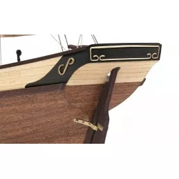 Polaris 1/50 boat with Ochre wood construction kit OcCre 12007 - 8