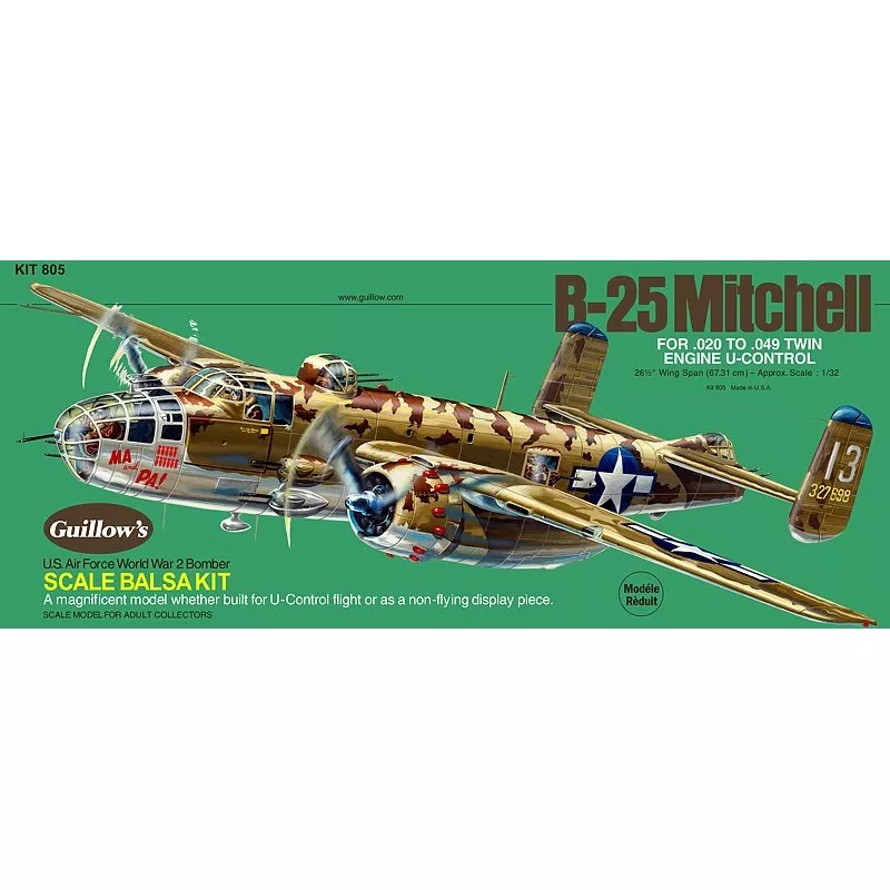 B-25 Mitchell Guillow's Guillow's S0280805 - 1