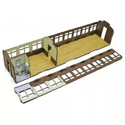 Passenger car ep. I, MZA, 1:32 Kit Construction Metal OcCre OcCre 56003 - 10