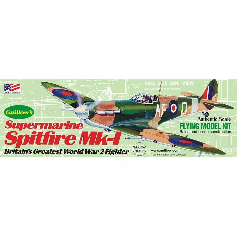 Supermarine Spitfire Guillow's Guillow's S0280504 - 1