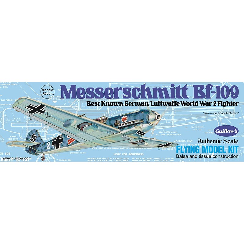 Messerschmitt BF-109 Guillow's Guillow's S0280505 - 1