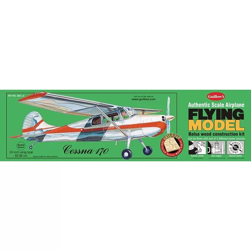 Cessna 170 Guillow's Guillow's S0280302 - 1
