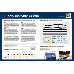 Titanic Searcher Le Suroit 1/200 Heller + colle et peintures Heller HEL-56615 - 2