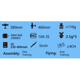 Stick -06 580mm R03 Kit balsa DW Hobby DW Hobby - Dancing Wings Hobby R0301 - 6