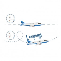 Planeur Siva Air 571 bleu - 48cm EPO vol libre Siva SV-10330 - 8