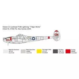 P-38J Lightning 1:72 Italeri Italeri I1446 - 7