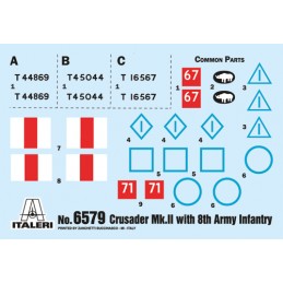 Crusader Mk.II et Infanterie Britannique 1/35 Italeri Italeri I6579 - 3