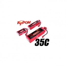 Lipo 4200mAh 35 c 3S 11 .1V (Dean) Kypom Kypom Batteries KT4200/35-3S - 2