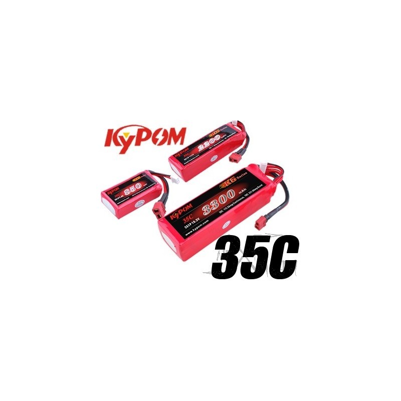 Li-Po 4200mAh 35C 3S 11,1V (Dean) Kypom Kypom Batteries KT4200/35-3S - 2