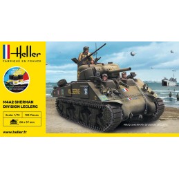 Sherman "Division Leclerc" M4A2 1:72 Heller - glue and paints Heller 56894 - 2