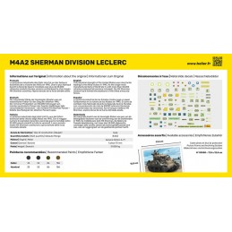 Sherman "Division Leclerc" M4A2 1/72 Heller + colle et peintures Heller 56894 - 3