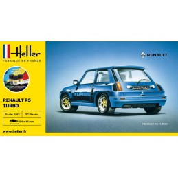 Renault R5 Turbo 1/43 Heller + colle et peintures Heller HEL-56150 - 2