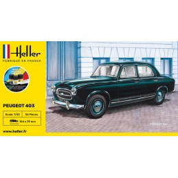 Peugeot 403 1/43 Heller - glue and paints Heller 56161 - 2