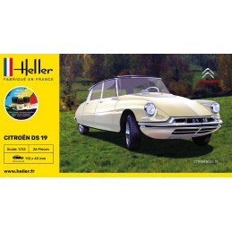 Citroen DS 19 1/43 Heller - glue and paints Heller 56162 - 2