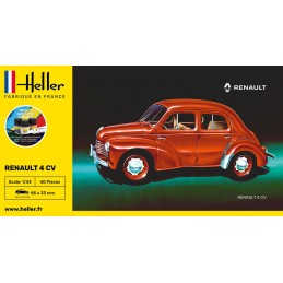 Renault 4 CV 1/43 Heller + colle et peintures Heller 56174 - 2