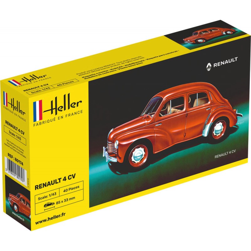 Renault 4 CV 1/43 Heller Heller 80174 - 1