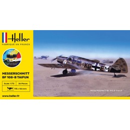 Messerschmitt Bf 108 B Taifun 1/72 Heller + colle et peintures Heller 56231 - 2
