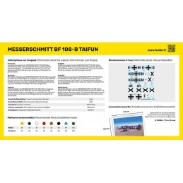Messerschmitt Bf 108 B Taifun 1:72 Heller - glue and paints Heller 56231 - 3