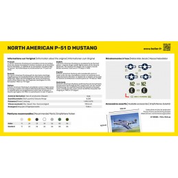 P-51 Mustang 1:72 Heller - glue and paints Heller HEL-56268 - 3