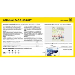 F6F Hellcat 1/72 Heller + colle et peintures Heller HEL-56272 - 3