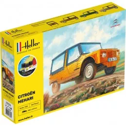 Citroen Mehari (Version 1) 1/24 Heller + colle et peintures Heller 56760 - 1