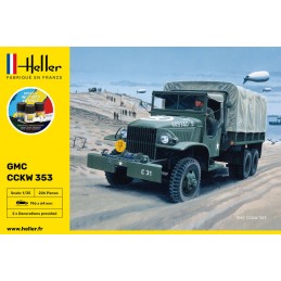 Camion GMC US-Truck 1/35 Heller + colle et peintures Heller 57121 - 2