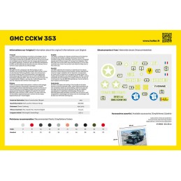 Camion GMC US-Truck 1/35 Heller + colle et peintures Heller HEL-57121 - 3