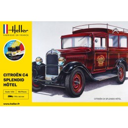 Citroen C4 Splendid Hotel 1/24 Heller + colle et peintures Heller HEL-56713 - 2